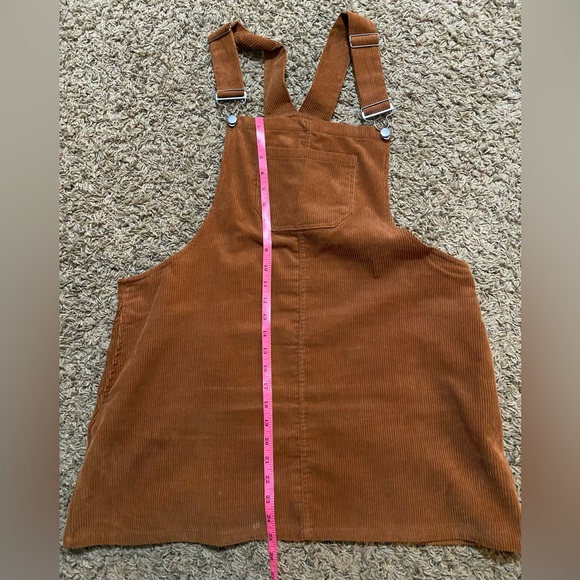 Rue21 Women’s Corduroy Overall Dress Size XL in Brown - Picture 7 of 12